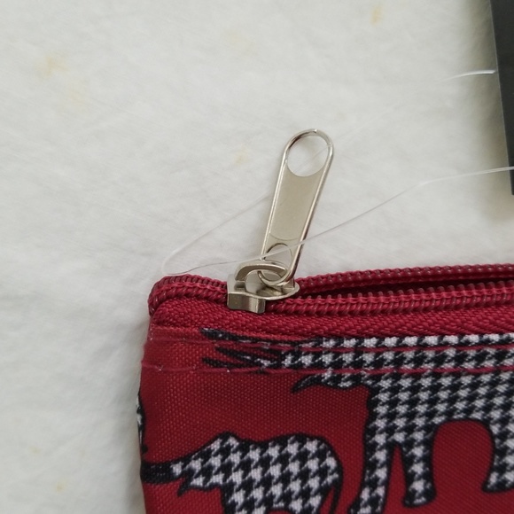 Houndstooth elephant bag pouch - Picture 3 of 5